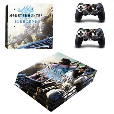 Monster Hunter World iceborne decal skin for PS4 Pro Conso..