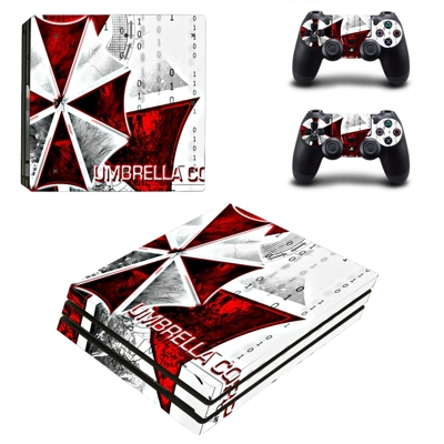 Umbrella Corps decal skin for PS4 Pro Console and 2 Contro.. Umbrella Corps decal skin for PS4 Pro Console and 2 Contro..