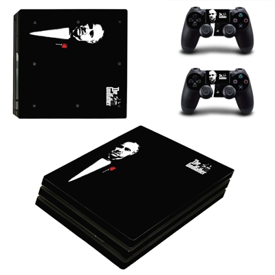 The Godfather decal skin for PS4 Pro Console and 2 Controllers