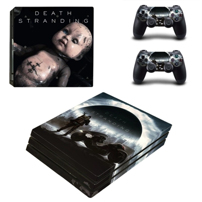 Death Stranding decal skin for PS4 Pro Console and 2 Controllers
