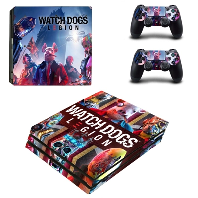 Watch Dogs legion decal skin for PS4 Pro Console and 2 Con.. Watch Dogs legion decal skin for PS4 Pro Console and 2 Con..