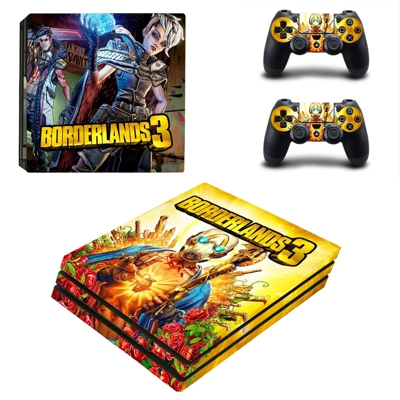 Borderlands 3 decal skin for PS4 Pro Console and 2 Controllers