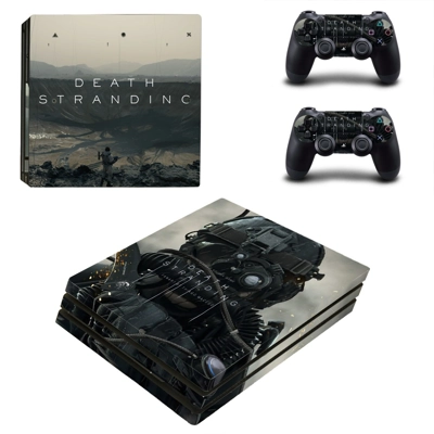 Death Stranding decal skin for PS4 Pro Console and 2 Controllers