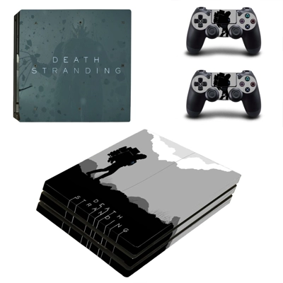 Death Stranding decal skin for PS4 Pro Console and 2 Controllers
