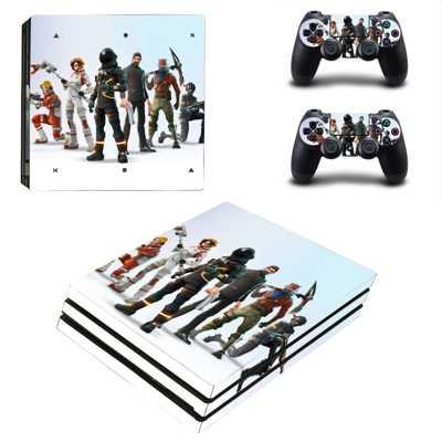 Fortnite decal skin for PS4 Pro Console and 2 Controllers