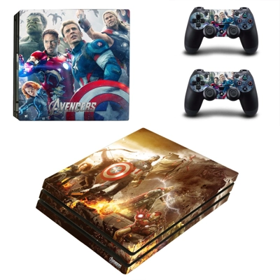 Avengers Endgame decal skin for PS4 Pro Console and 2 Cont..