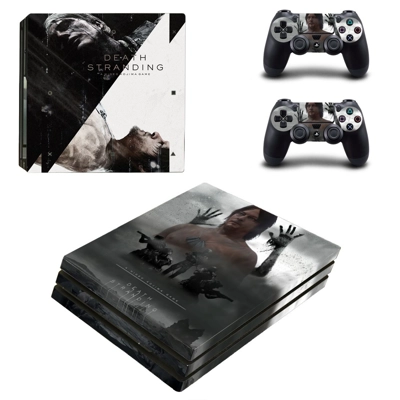Death Stranding decal skin for PS4 Pro Console and 2 Controllers