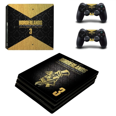 Borderlands 3 decal skin for PS4 Pro Console and 2 Controllers