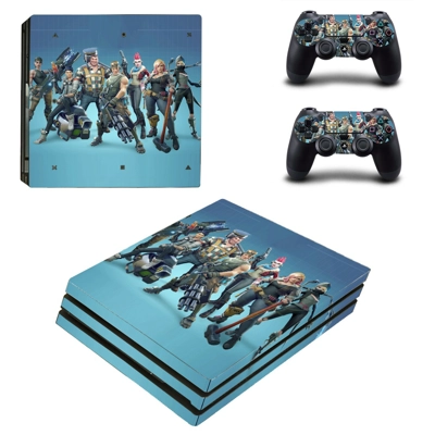 Fortnite decal skin for PS4 Pro Console and 2 Controllers