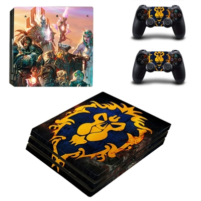 WarFrame decal skin for PS4 Pro Console and 2 Controllers