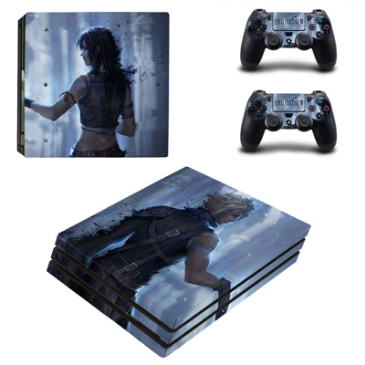 Final Fantasy 7 remake decal skin for PS4 Pro Console and ..