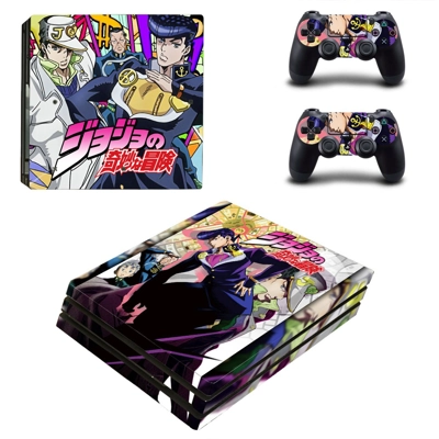 9th jojo decal skin for PS4 Pro Console and 2 Controllers