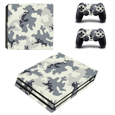 Camouflage decal skin for PS4 Pro Console and 2 Controllers
