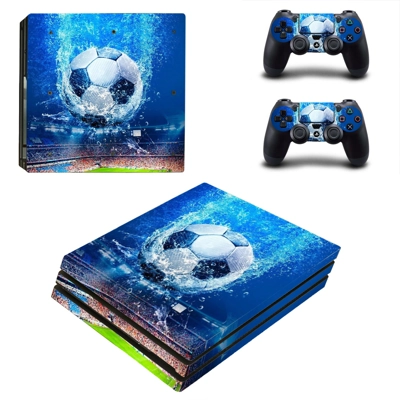Football decal skin for PS4 Pro Console and 2 Controllers
