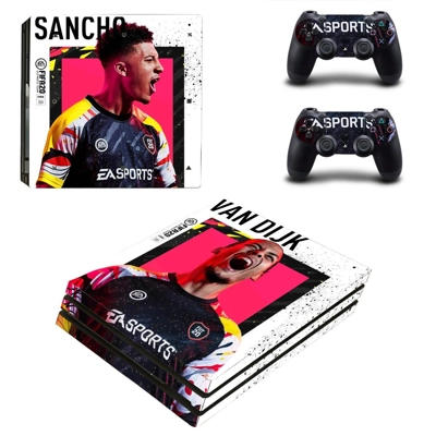 FIFA 20 decal skin for PS4 Pro Console and 2 Controllers