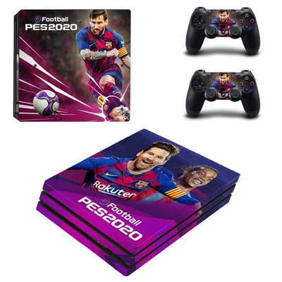 Pro Evolution Soccer 2020 decal skin for PS4 Pro Console and 2 Controllers