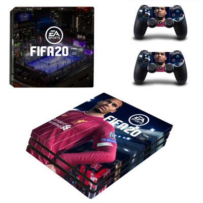 FIFA 20 decal skin for PS4 Pro Console and 2 Controllers