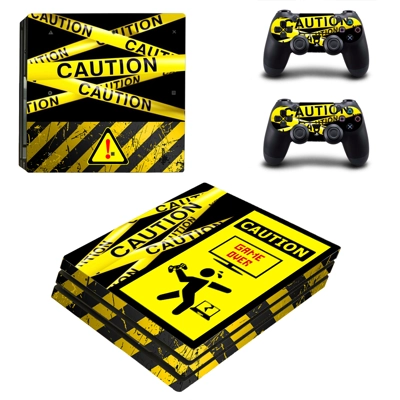 Game over decal skin for PS4 Pro Console and 2 Controllers Game over decal skin for PS4 Pro Console and 2 Controllers