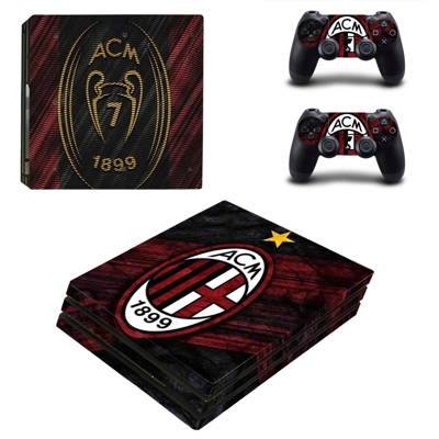 AC Milan decal skin for PS4 Pro Console and 2 Controllers AC Milan decal skin for PS4 Pro Console and 2 Controllers