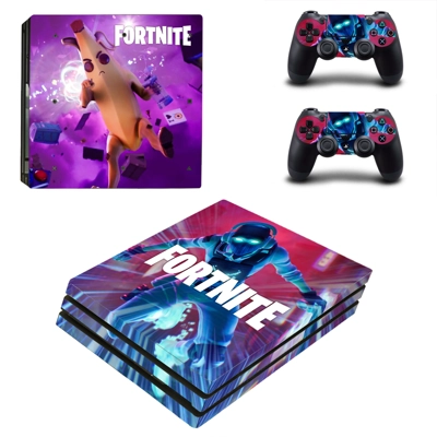 Fortnite decal skin for PS4 Pro Console and 2 Controllers Fortnite decal skin for PS4 Pro Console and 2 Controllers