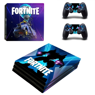 Fortnite decal skin for PS4 Pro Console and 2 Controllers