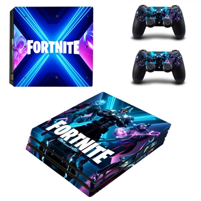 Fortnite decal skin for PS4 Pro Console and 2 Controllers Fortnite decal skin for PS4 Pro Console and 2 Controllers