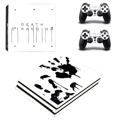 Death Stranding decal skin for PS4 Pro Console and 2 Controllers