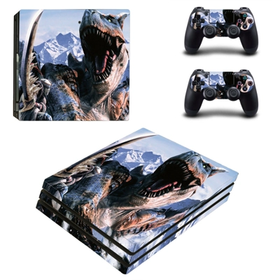 Dragon decal skin for PS4 Pro Console and 2 Controllers Dragon decal skin for PS4 Pro Console and 2 Controllers