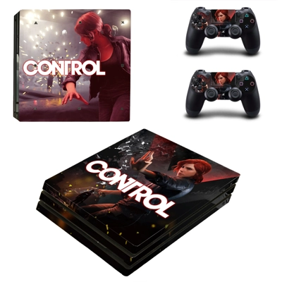 Control decal skin for PS4 Pro Console and 2 Controllers Control decal skin for PS4 Pro Console and 2 Controllers