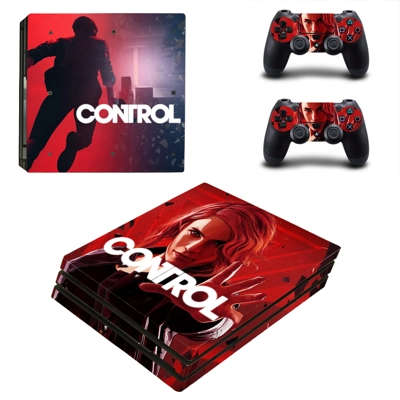 Control decal skin for PS4 Pro Console and 2 Controllers Control decal skin for PS4 Pro Console and 2 Controllers