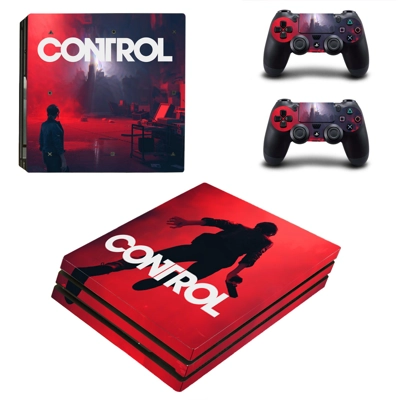 Control decal skin for PS4 Pro Console and 2 Controllers Control decal skin for PS4 Pro Console and 2 Controllers