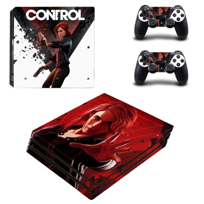 Control decal skin for PS4 Pro Console and 2 Controllers Control decal skin for PS4 Pro Console and 2 Controllers