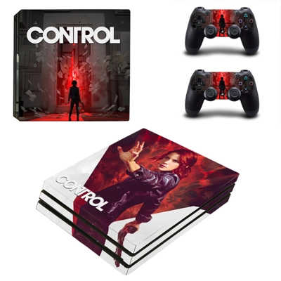 Control decal skin for PS4 Pro Console and 2 Controllers Control decal skin for PS4 Pro Console and 2 Controllers