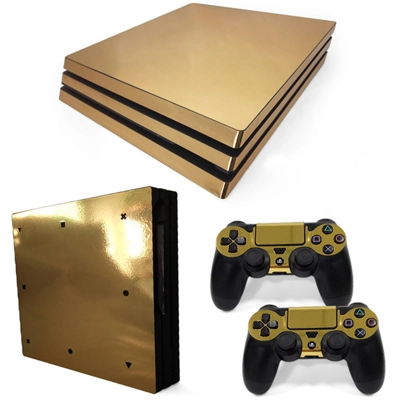 Classic decal skin for PS4 Pro Console and 2 Controllers