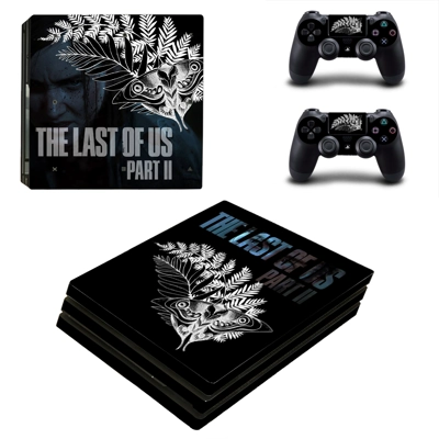 The Last of us 2 decal skin for PS4 Pro Console and 2 Controllers