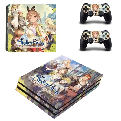 Atelier Ryza decal skin for PS4 Pro Console and 2 Controllers
