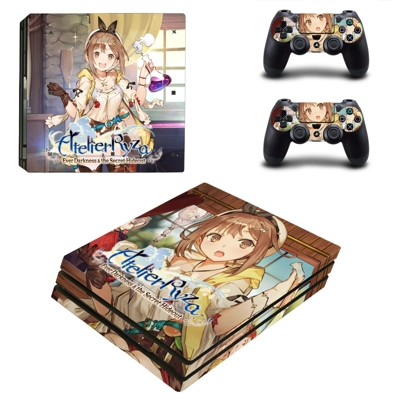 Atelier Ryza decal skin for PS4 Pro Console and 2 Controllers