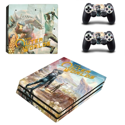 The Outer Worlds decal skin for PS4 Pro Console and 2 Cont..