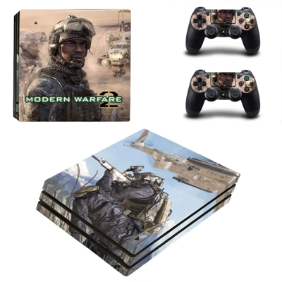 Modern Warfare decal skin for PS4 Pro Console and 2 Controllers