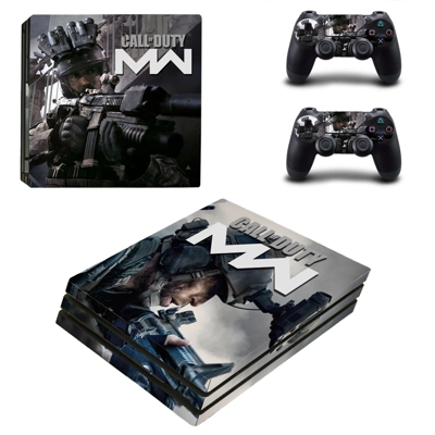Modern Warfare decal skin for PS4 Pro Console and 2 Controllers