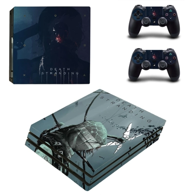 Death Stranding decal skin for PS4 Pro Console and 2 Controllers