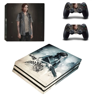 The Last of us 2 decal skin for PS4 Pro Console and 2 Controllers