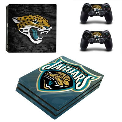 Jacksonville Jaguars decal skin for PS4 Pro Console and 2 Controllers