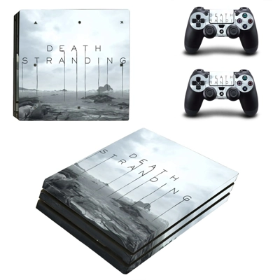 Death Stranding decal skin for PS4 Pro Console and 2 Controllers