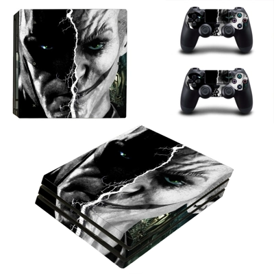 The Joker decal skin for PS4 Pro Console and 2 Controllers