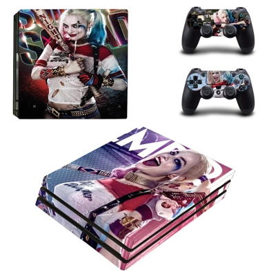 Harley Quinn decal skin for PS4 Pro Console and 2 Controllers