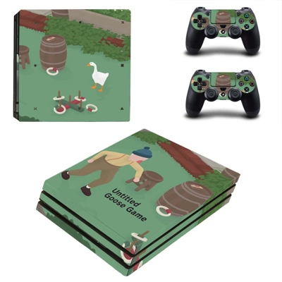Untitled Goose Game decal skin for PS4 Pro Console and 2 C.. Untitled Goose Game decal skin for PS4 Pro Console and 2 C..