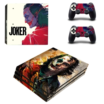 The Joker decal skin for PS4 Pro Console and 2 Controllers