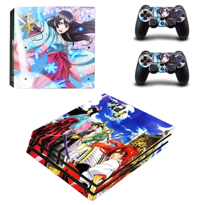 Sakura Wars decal skin for PS4 Pro Console and 2 Controllers