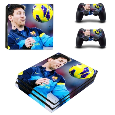 Messi decal skin for PS4 Pro Console and 2 Controllers